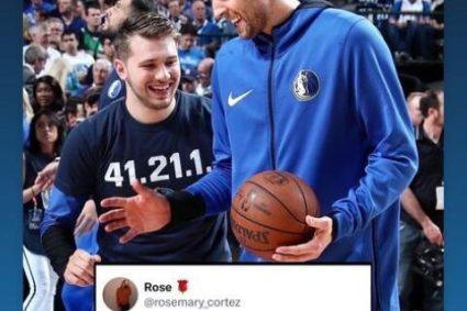Two generations of team souls! Dong Qiqi forwarded his photo with Nowitzki to congratulate him on being elected to the Hall of Fame!