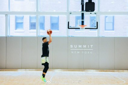 Lin Shuhao showed New York training Photos: back to where everything started!